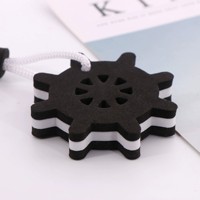 Porte-clés bateau forme logo imprimé cylindrique avec logo personnalisé Porte-clés flottant en mousse nautique EVA Materia