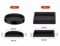 Patins de protection carrés en caoutchouc alvéolé pour pieds de meubles, protecteurs de sol pour canapé, sous-verres antidérapants pour chaises
