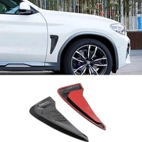 Autocollants de décoration pour sortie d'air, tout nouvel accessoire universel en Fiber de carbone, aspect de requin, protection latérale de la carrosserie, pour protection, couverture en flanelle modifiée