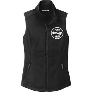 2025 <b>Women's</b> L906 Custom Embroidery Logo Texts Smooth Fleece Vests with Personalized <b>Waistcoat</b> - Product Image 2