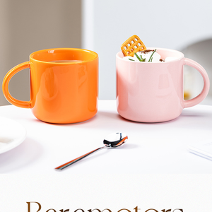 Large Capacity <b>Simple</b> Porcelain Mug Office Use Business Gifts Food Safe Reusable <b>Microwave</b> Dishwasher Safe Customizable Logo - Product Image 5