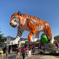 Gros ballon gonflable à l'hélium, personnage de dessin animé de chien volant, ballon gonflable, animaux tigres, mascotte de tortue ninja, parade