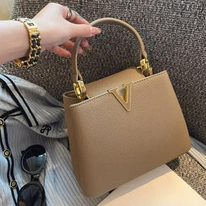 Venta al por Mayor Directa de Fábrica, Bolsos Tote para Mujer, Bolsos de Hombro Minimalistas de Color Sólido para Mujer, Bolsos de Moda Multicolores para Mujer - Product Image 3