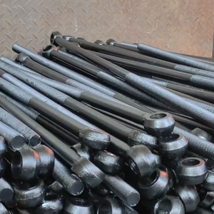 Goupilles à œil en acier au carbone finition oxyde noir GB/T 798, tailles M3-M60, avec œillets en forme d'œil de poisson, boulons traversants - Product Image 2