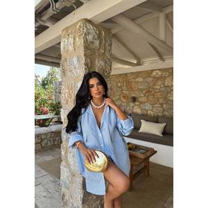 Camisa Casual a Rayas Azules - Product Image 2