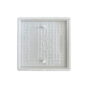 Moules en plastique pour plaques de pavage, béton carré couverture de puits, moule de grille d'eau de pluie, plâtre pierre de vidange, couverture de ciment, moules - Product Image 2