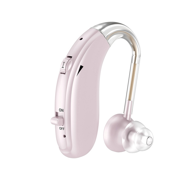 Fashion Rechargeable BTE Hearing Aid with Analog Design 130dB Output & Adjustable Volume for Wholesale Hearing Aids
