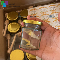 Toples madu kaca 300ml, toples kaca 380ml 6oz 200ml 500 gram dengan tutup madu