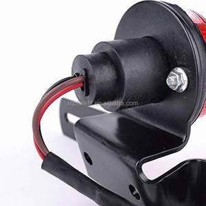 Motorefit мотоциклетный круглый задний стоп-сигнал для указателя поворота 12 в задний фонарь универсальные Красные линзы - Product Image 4