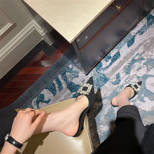 รองเท้าส้นสูงสไตล์สติลเลตโต้ประดับโบว์ รุ่นใหม่ล่าสุดประจำฤดูใบไม้ผลิปี 2025 ทำจากวัสดุ PU และยาง เหมาะสำหรับผู้หญิง สวมใส่สบายๆ แบบลำลอง รุ่น XX-8288-90 # - Product Image 3