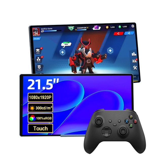 Factory Oem Smart Interactive Screen Full Hd 21.5" Touch Screen Portable Monitor for Laptop Outdoor Android 12 Gaming Monitor