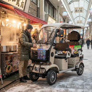 HLD 도매 4륜 전동 카트 바이크 800W 60V 유압식 프론트 쇼크 4인승 전동 골프 카트 전기차 - Product Image 1