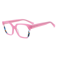 Montura de Gafas Ópticas de Acetato con Aro Completo, Unisex, para Uso Diario