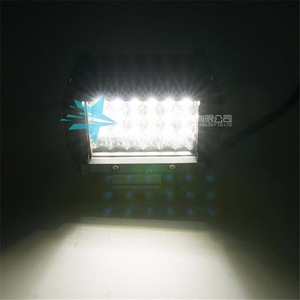 ไฟสปอร์ตไลท์ LED ขนาด 4 นิ้ว 4 แถว 72W สำหรับรถออฟโรด ติดตั้งบนหลังคาหรือกันชน ตัวเรือนอะลูมิเนียมอัลลอย ใช้ไฟ DC - Product Image 1