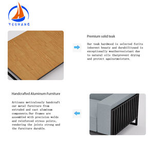 Prix d'usine de luxe Divano 2 Poltrone 1 Tavolino Da Esterno en rotin Foshan étanche meubles de jardin Royaume-Uni - Product Image 4