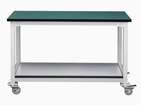 Chariot commercial chariot avec roue chariot industriel table de laboratoire d'électricité antistatique avec roues table de travail roulante de laboratoire