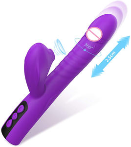 Seks oyuncakları silikon döner teleskop kızlar G Spot vajina kedi tavşan vibratör klitoral masaj - Product Image 4