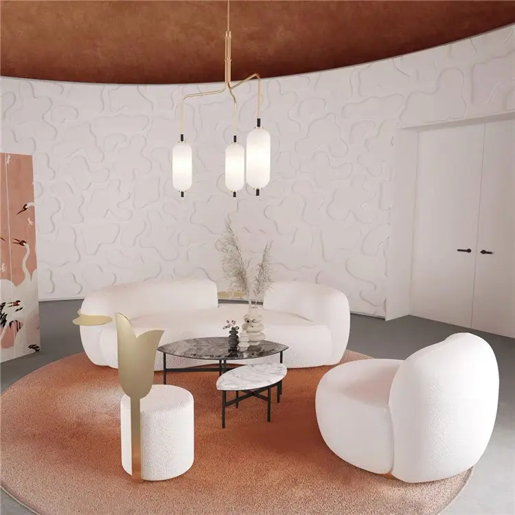 Italienisches Tateyama Sofa Schnitt Liebes sitz Sofa Luxus moderne Designer Kurven form Wohnzimmer möbel