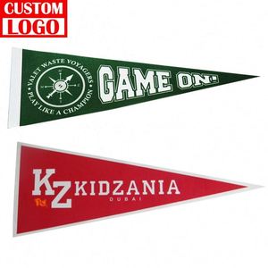 Wholesale Pennant Banner Multicolor Felt Blank <b>Garden</b> Double Sided Felt Pennant Blank - Product Image 1