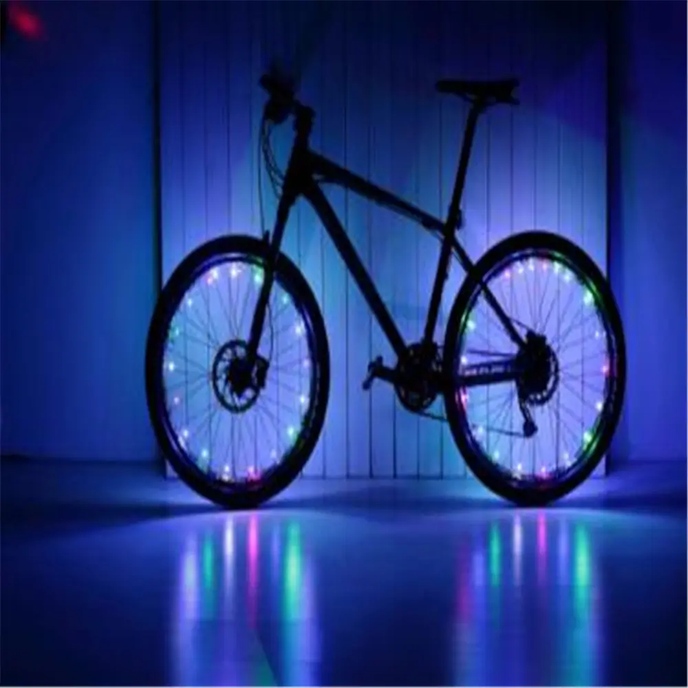 Decoration Decorative Led Lights Multicolor LED Bicycle Wheel Spoke String Light For Bicycle Decoration