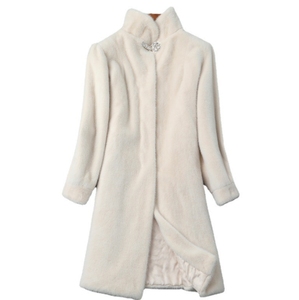 <span class=keywords><strong>Cappotto</strong></span> in <span class=keywords><strong>pelliccia</strong></span> sintetica di coniglio con logo personalizzato invernale spesso e morbido da donna in <span class=keywords><strong>pelliccia</strong></span> di <span class=keywords><strong>visone</strong></span> sintetica da donna - Product Image 1