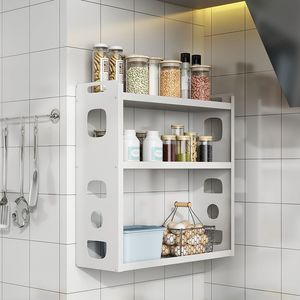 Estante de Especias Multicapa para Montar en la Pared, 6 Niveles, Fácil de Limpiar, Estante de Almacenamiento de Cocina para Aceite, Sal, Salsa de Soya, Vinagre - Product Image 1