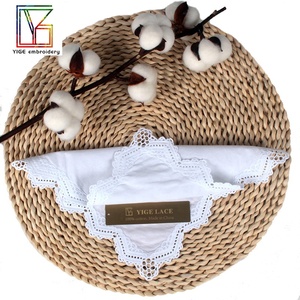 Pañuelo blanco <span class=keywords><strong>de</strong></span> algodón 100% para mujer, regalo <span class=keywords><strong>de</strong></span> boda, <span class=keywords><strong>pañuelos</strong></span> <span class=keywords><strong>de</strong></span> <span class=keywords><strong>ganchillo</strong></span>, <span class=keywords><strong>pañuelos</strong></span> <span class=keywords><strong>de</strong></span> encaje <span class=keywords><strong>de</strong></span> algodón Premium blanco - Product Image 2