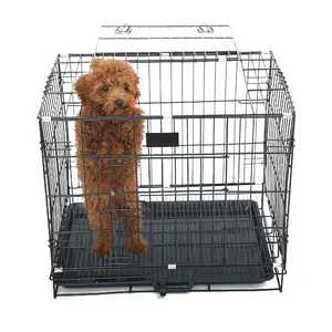 Senxin Pet Products Manufacturer Moveable Stacked Folding Cheap Low Carbon Metal Wire Breeding Dog House Cages Large Kennel