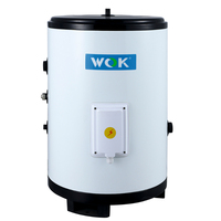 WOK Réservoir d'eau chaude sous pression avec serpentin de chauffage Réservoir duplex 2205 ECS en acier inoxydable 150L pour pompe à chaleur et chauffage des locaux