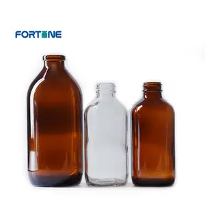 30 мл прозрачная или Янтарная трубчатая и формовочная стеклянная бутылка для медицинских или косметических средств