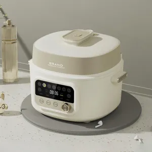 Autocuiseur électrique multifonctionnel, cuiseur à riz à la vapeur  transparent, appareils de cuisine ménagers, 4L