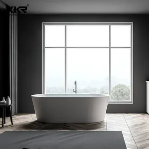 亚克力实心石现代浴缸浴室精美设计