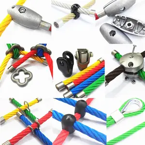 16mm Playground Rope Connector Accessories For Different Needs Of Outdoor Playground Climbing Net