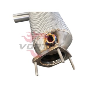 ท่อลงแคทแบบไหลสูง Vortex 304 สำหรับ Porsche 991.2 Carrera S 4S GTS 3.0T ปี 2016–2019 พร้อมแผ่นกันความร้อน ไม่แสดงไฟเตือน Check Engine - Product Image 4