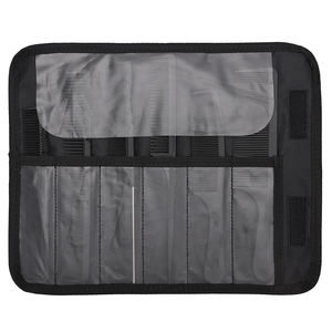 Ensemble de peignes à cheveux en plastique antistatique résistant à la chaleur avec logo personnalisé, peigne à dents larges, peigne de coiffure antistatique, peigne à queue de rat pour barbier - Product Image 4