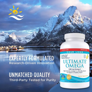 OEM sıcak satış doğal organik nihai Omega 3 balık yağı 1280mg 90 Sofegels Nootropics takviyesi - Product Image 4