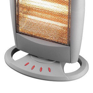Piccolo Riscaldatore Elettrico da Tavolo a Tre Fasi da 400W con Tubo al Quarzo, Oscillante, Silenzioso, per Ufficio e Casa - Product Image 4