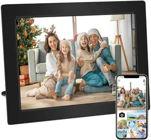 large stock Newest digital photo frame 10.1 inch Frameo app motion/xxx video Andvertising screens 10inch for sale