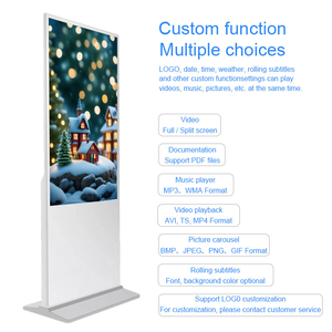 Affichage numérique IA, logiciel CMS Android Windows, analyse intelligente basée sur le cloud, multimédia, vidéo, image, document, totem tactile multi-tailles - Product Image 4