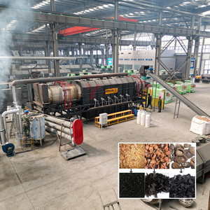 <b>Smokeless</b> Automatic Continuous Carbonization Furnace Sawdust Wood Charcoal Production Machine - Product Image 1