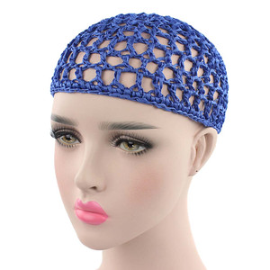 Bonnet en maille <span class=keywords><strong>pour</strong></span> femme, <span class=keywords><strong>filet</strong></span> à <span class=keywords><strong>cheveux</strong></span> en crochet, snood, couvre-chef <span class=keywords><strong>de</strong></span> <span class=keywords><strong>nuit</strong></span>, turban, <span class=keywords><strong>filet</strong></span> à <span class=keywords><strong>cheveux</strong></span> en rayonne tricotée, enveloppe <span class=keywords><strong>pour</strong></span> <span class=keywords><strong>cheveux</strong></span>, <span class=keywords><strong>filet</strong></span> <span class=keywords><strong>pour</strong></span> la tête - Product Image 4