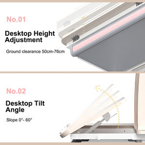 Ensemble bureau et chaise ergonomiques en <span class=keywords><strong>bois</strong></span> pour enfants, réglables en hauteur avec rangement, robustes, pour chambre d'enfant, directement de l'usine - Product Image 4