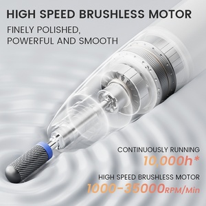 Machine à polir les ongles sans fil rechargeable professionnelle OEM/ODM 35000 tr/min, ponceuse à ongles, machine à <span class=keywords><strong>manucure</strong></span> - Product Image 5
