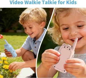 Talkie-walkie vidéo pour enfants de 2 pouces, 2 voies, effets vocaux cool, PMR446, pour <span class=keywords><strong>les</strong></span> enfants de 3 à 12 ans, pour Noël, anniversaire, extérieur - Product Image 5