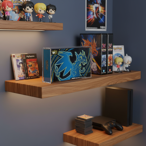 กล่องอะคริลิคกันรังสียูวีแบบพรีเมียมสำหรับการ์ดโปเกมอน 151 UPC และเมก้าแซร์ด X กล่องใสพร้อมฝาปิดแม่เหล็กสำหรับสะสม - Product Image 3