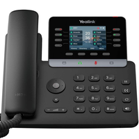Telefono IP Aziendale SIP-T73U, 12 Account SIP, Schermo a Colori da 2.8'', Telefono da Scrivania Gigabit PoE, Cancellazione del Rumore HD, Porta USB, Chiamate Multidirezionali
