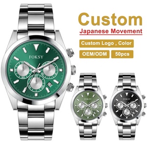Orologio da Polso Minimalista di Lusso con Logo Personalizzato Movimento al Quarzo con Cinturino in Acciaio Inossidabile - Product Image 1