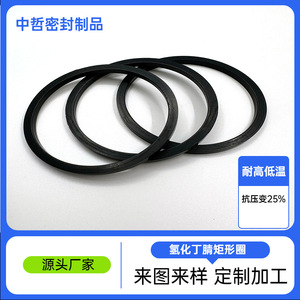 Joint torique en nitrile hydrogéné HNBR70, résistant aux hautes températures, étanchéité à l'huile, pièce non standard - Product Image 4