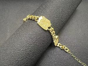 Braccialetti di Gioielleria Personalizzata Placcati in <span class=keywords><strong>Oro</strong></span> 18k con Simpatici Cartoni Animati per Donne, Regalo con Nome - Product Image 3