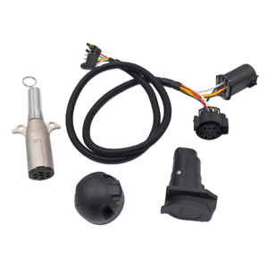 Harga Pabrik Kabel Trailer RV 7 Lubang Bulat OEM Perakitan Kabel Trailer Truk Produsen Kabel Harness Kustom - Product Image 1